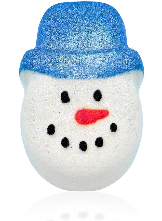 Jackpot Candles Holiday Snowman Bath Bomb with Blue Hat with Size 7 Ring Inside 9 oz Made in USA - Image 2